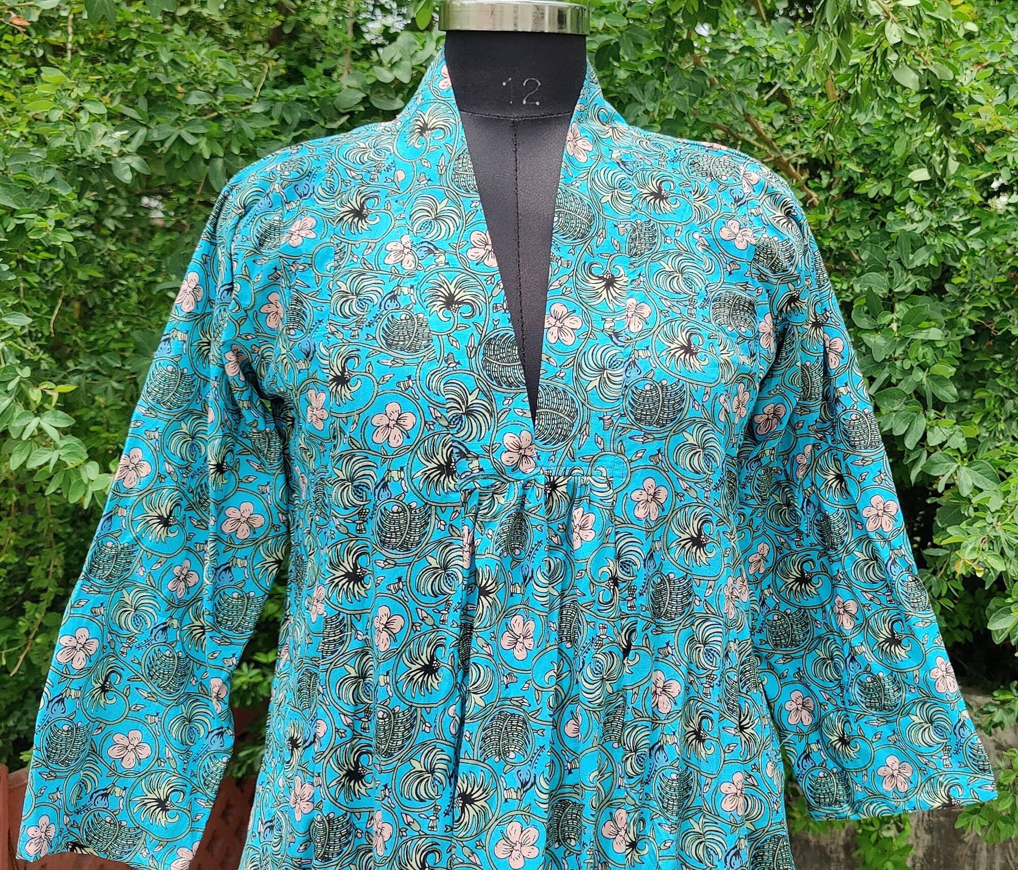 Bhawana Handicrafts - Wholesale Dress - Women's - Block Print Beachwear Summer Dress Handmade Cotton3