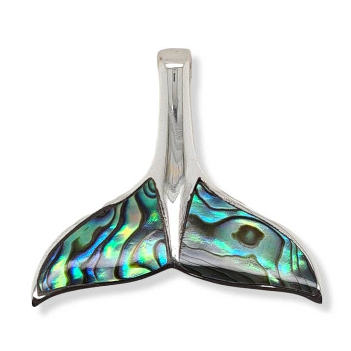 PINGENTE S/S & CAUDA DE CONCHA PAUA por atacado de Mountain Creek Jewellery