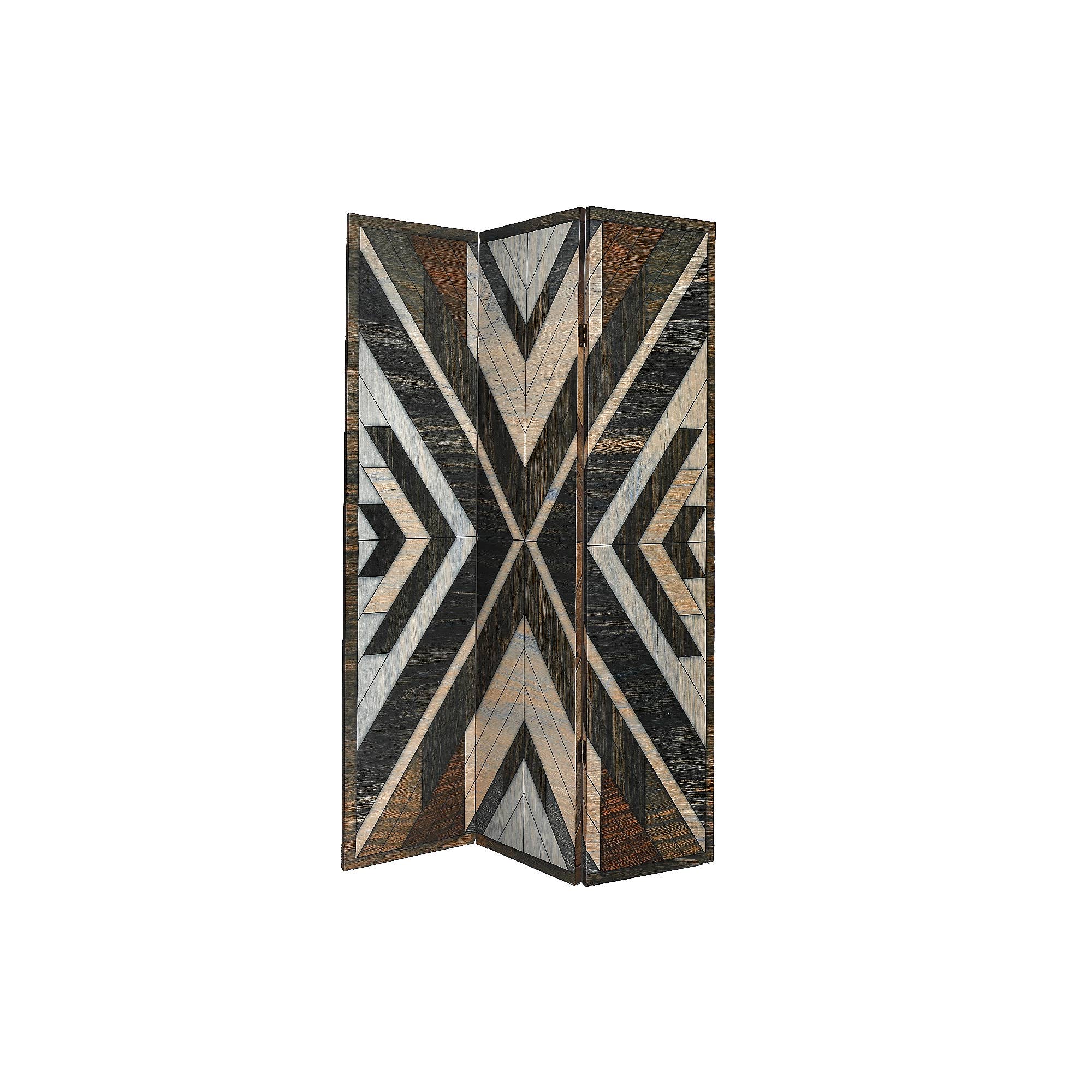 Brown Double Sided Canvas Screen Alder for wholesale on Faire1