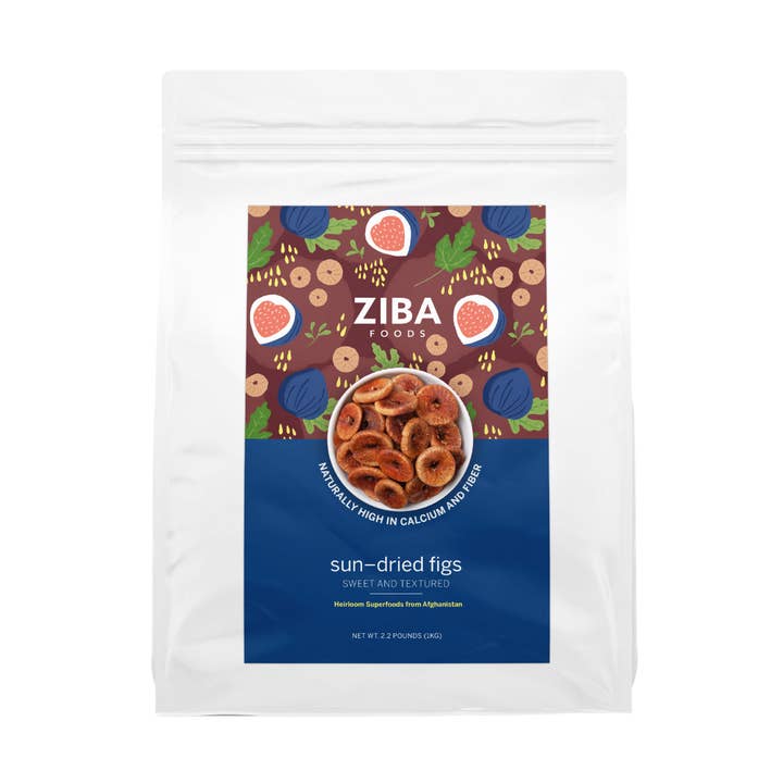 Sun-dried Figs Bulk, Vegan* 1kg for wholesale by Ziba Foods