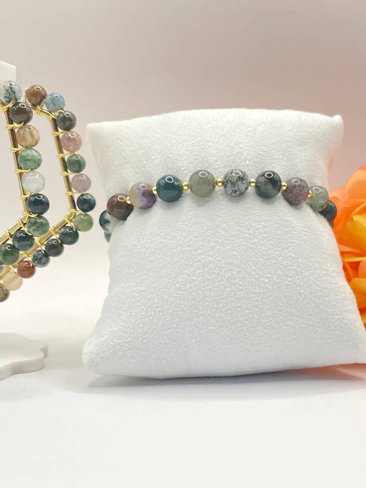 Armband Green Agata voor wholesale door Kimbara Butik