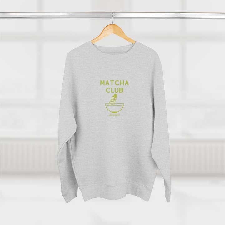 Matcha Club Crewneck Sweatshirt for wholesale by MARA Style