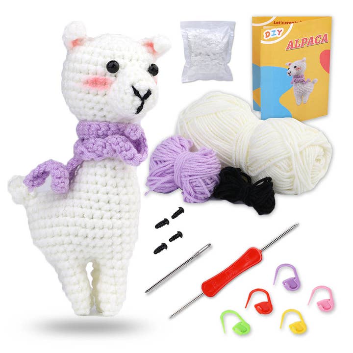 DIY HAND KNITTED DOLL ALPACA MATERIAL KIT_CWMM0809 for wholesale by ACCITY