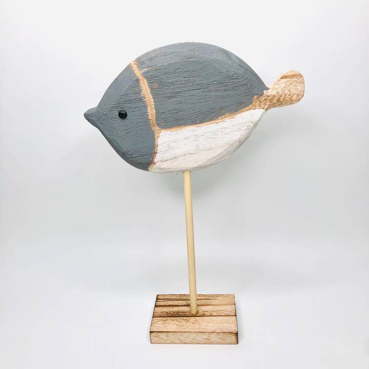 EcoFreax - Wholesale Sculpture - SALE Wooden Fish Sculpture Nautical Decoration 2