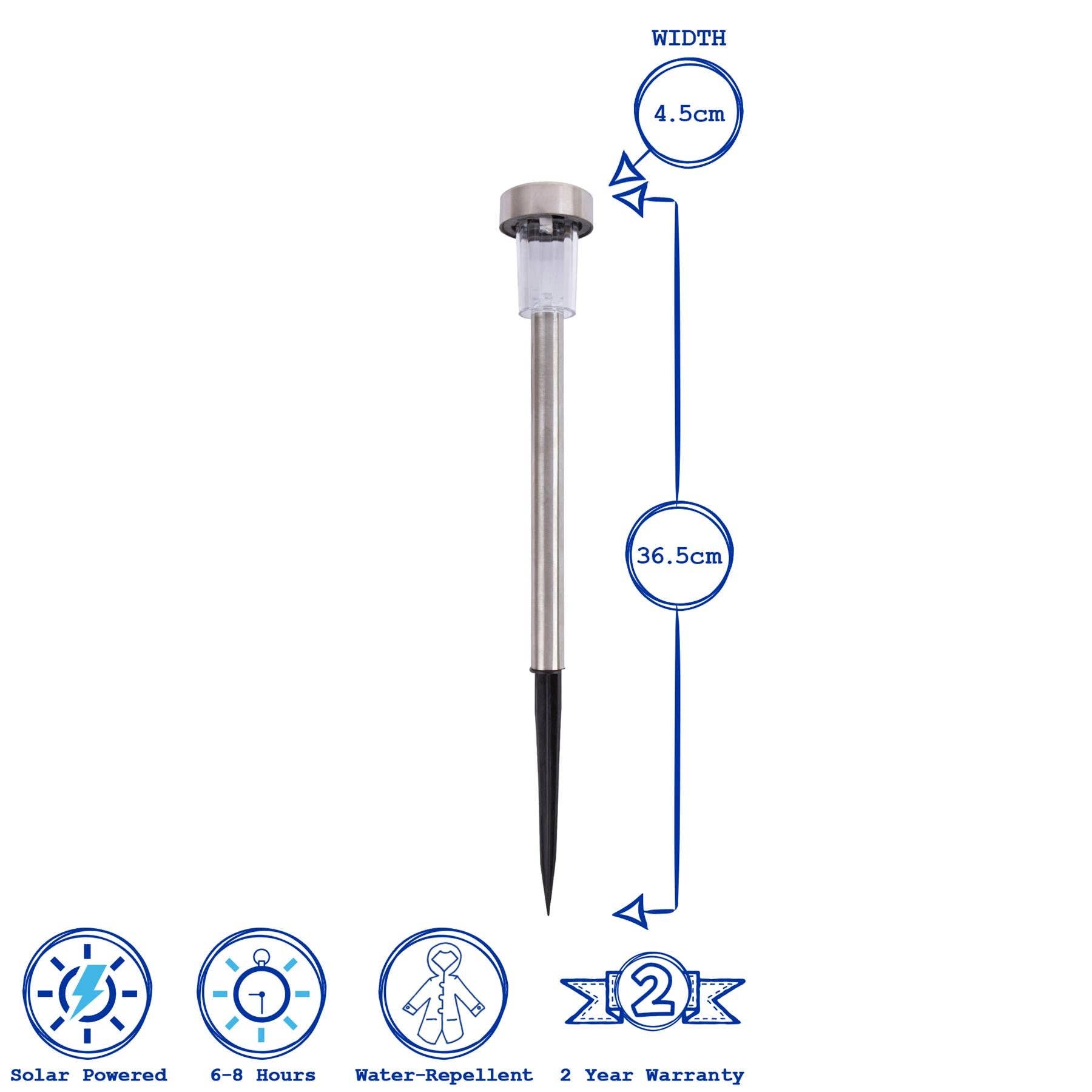 Rinkit Ltd – wholesale Outdoor/lawn light – Colour Changing Solar Pathway Lights - Pack of 10 - By Kinga2