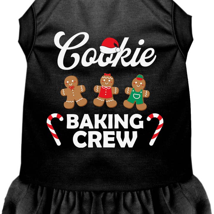 Cookie Baking Crew Christmas Pet Dress for wholesale by As You Wish Apparel