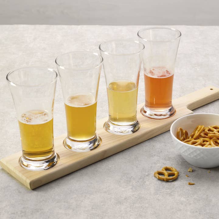 Houdini Barware - Wholesale Bar Tool - Houdini 5pc Beer Flight Tasting Board