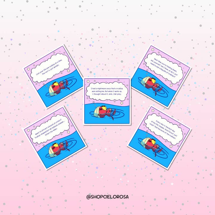 Conjunto de aspas de vieira por atacado de Cielo Rosa