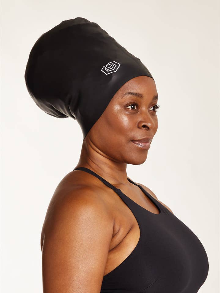 SOUL CAP – Großhandel Badekappe – Unisex – Voluminöse Schwimmkappe für Erwachsene – für langes, lockiges und volles Haar22