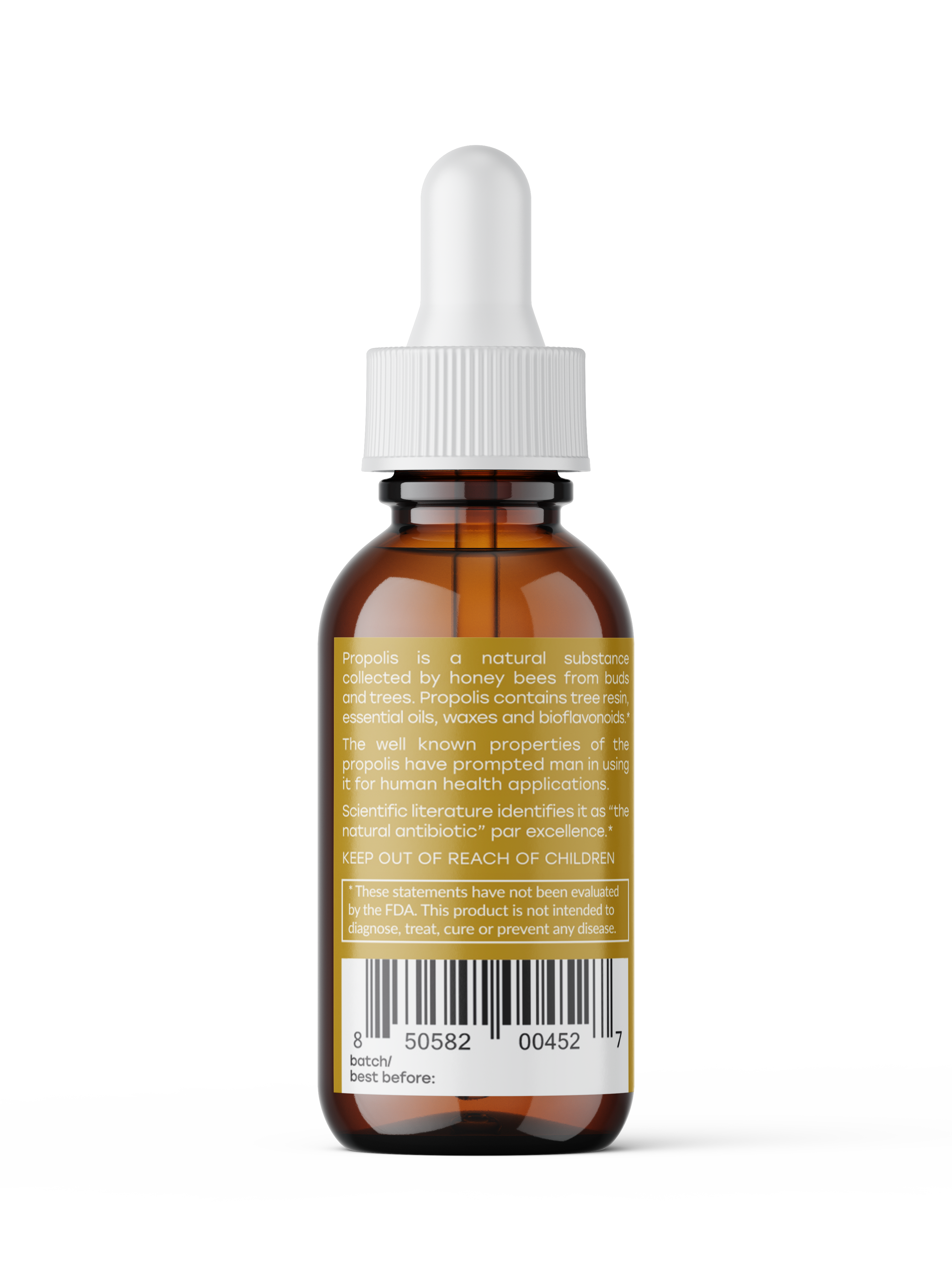 Vando Naturals - Venta al por mayor Suplementos/vitaminas para beber - Extracto de propóleo sin alcohol 1 fl. oz.1