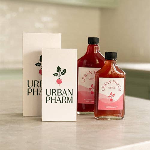 Urban Pharm - Wholesale Wellness Juice/Tonic - Case of 12: Raspberry, Rose, and Lavender1