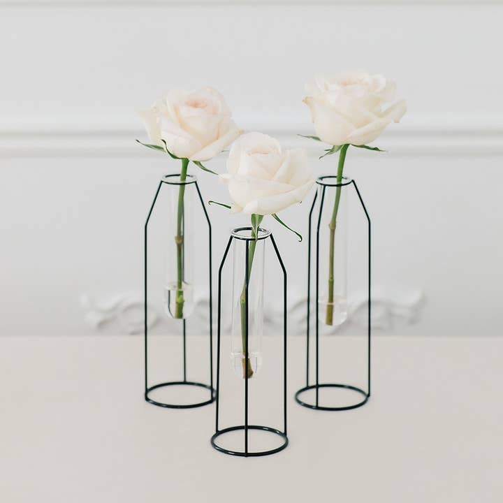Weddingstar Inc. - Wholesale Vase - Geometric Tiered Test Tube Flower Vases - Set Of 32