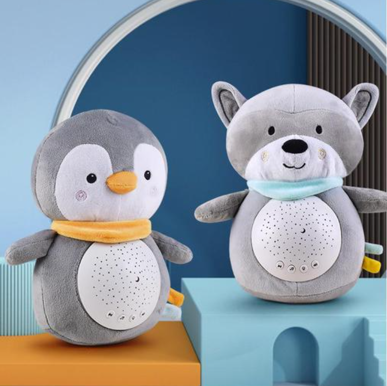 Joymaxx - Wholesale Night Light - Kids & Baby - Slaaptrainer Knuffel met Sterrenprojector en Muziek4