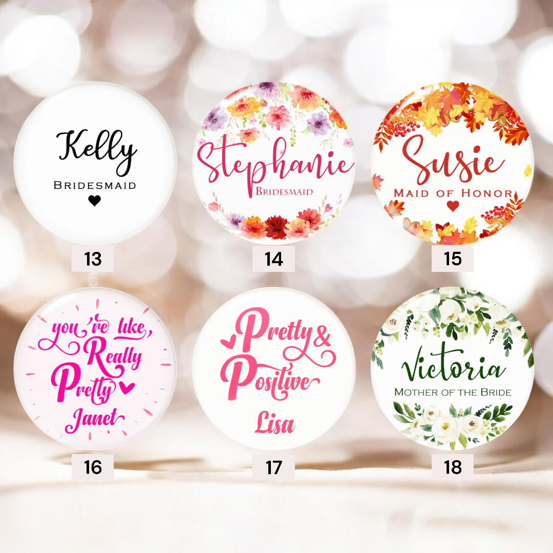 One Team Blessed - Wholesale Compact Mirror - Custom Personalized Mirrors | Bridesmaid Proposal Gift6