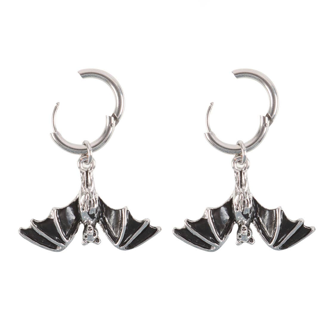 Something Different Wholesale - Wholesale Dangle Earrings - Gothic Halloween Hanging Bat Earrings3