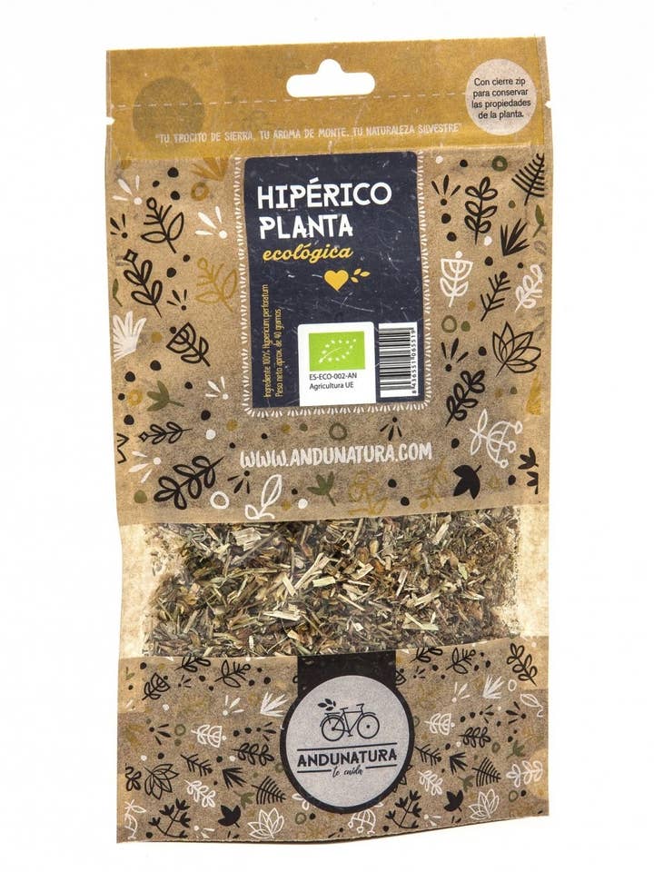 Hipérico Planta Bolsa Kraft 40gr -ECO- para venta al por mayor de Andunatura