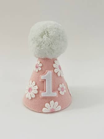 Daisy applique felt hat for wholesale by Nash and Willow