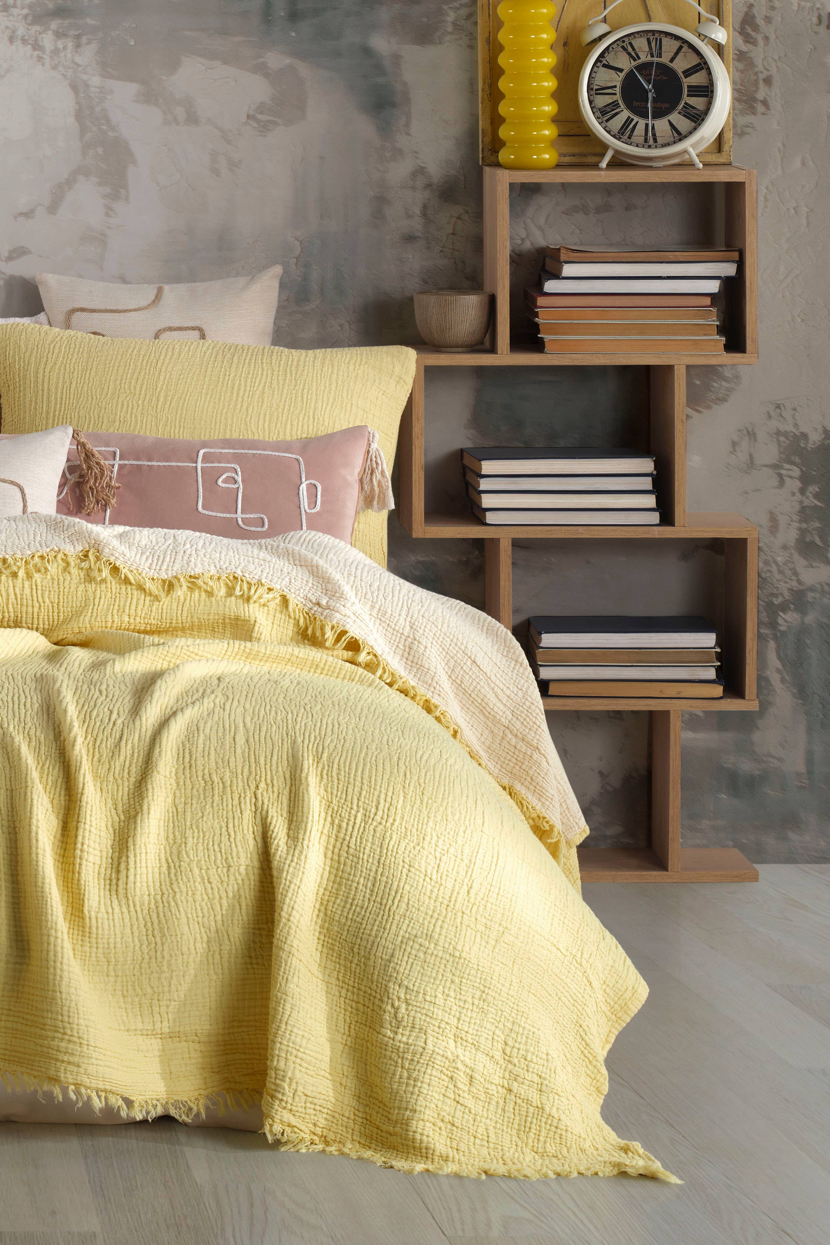 destinyhometex - Wholesale Throw Blanket - Purple color 4 layer gauze throw44