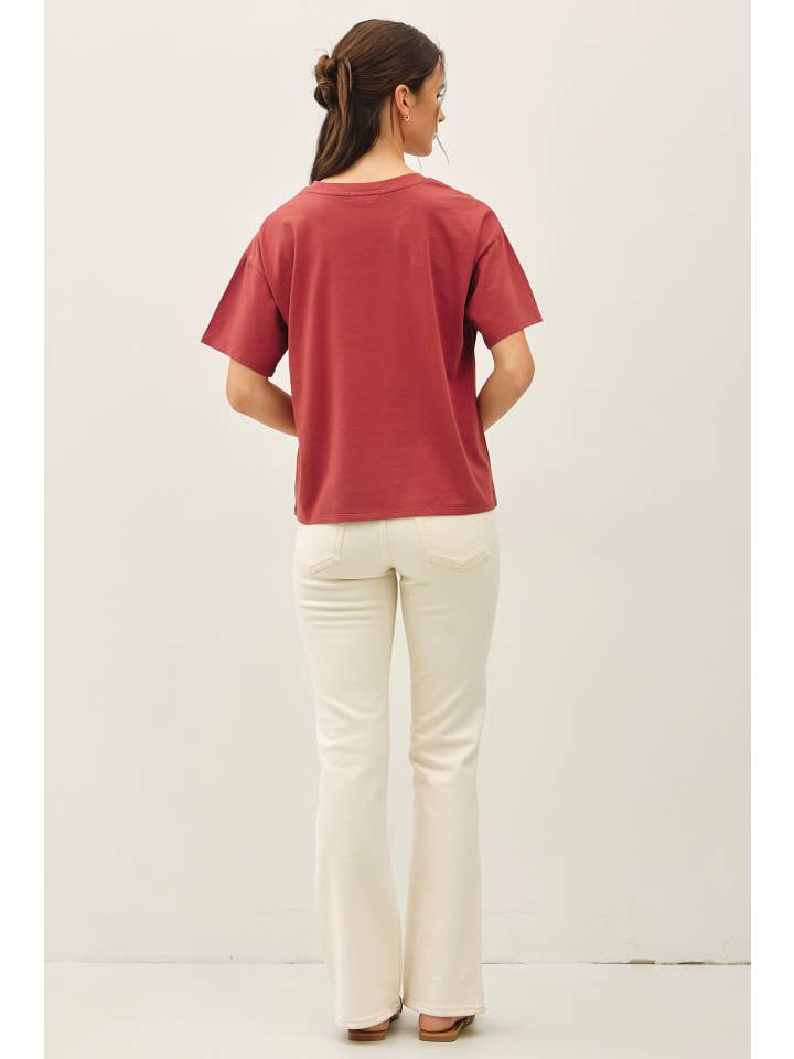 Be Cool - Wholesale T-Shirt - Women's - COTTON JERSEY OVERSIZED CROP T-SHIRTS 10