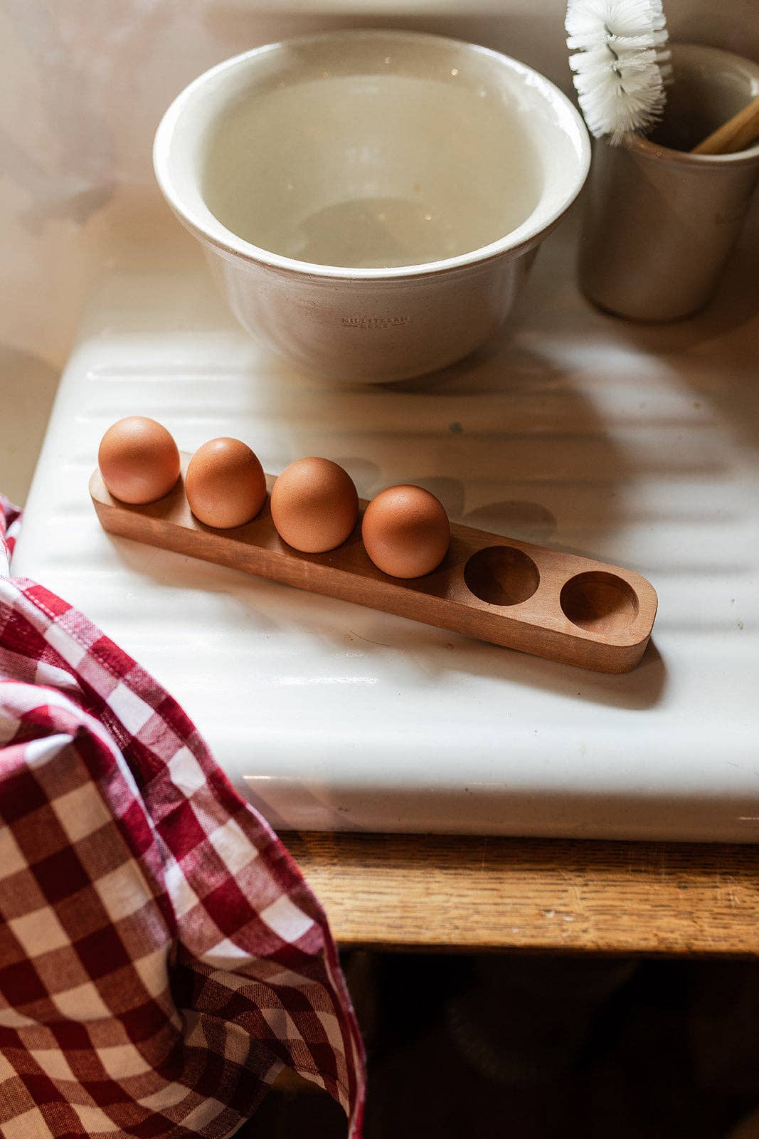 Millstream Home - Wholesale Egg Cup/Holder - The Wooden Egg Holder5