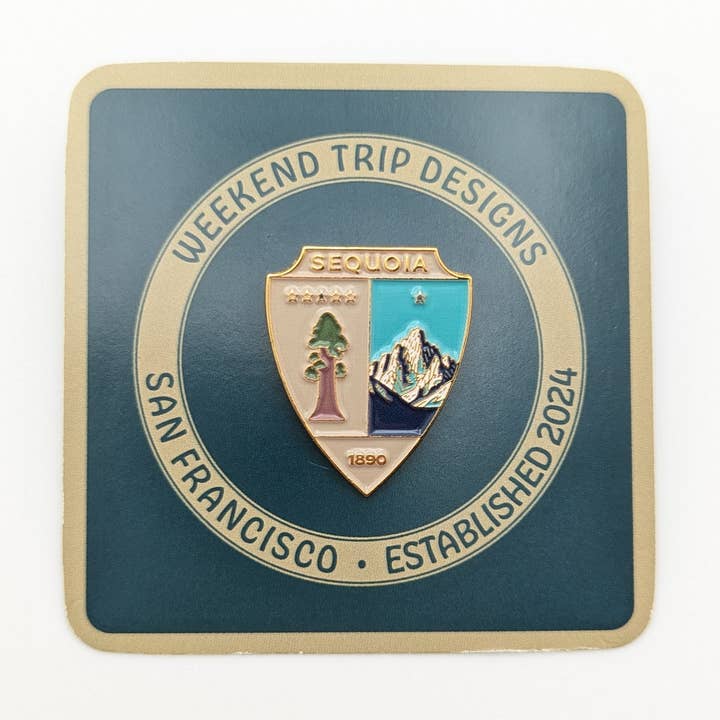 Weekend Trip Designs - Wholesale Lapel Pin/Button - Sequoia Enamel Pin0
