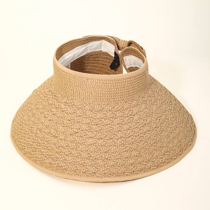 Anarchy Street - Wholesale Visor - Women's - Summer Straw Visor Sun Hat0