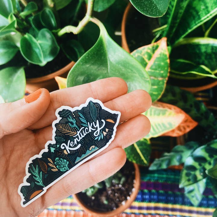 Jessica Holly Creative - Wholesale Sticker - 'My Kentucky Home' State Vinyl Sticker, 3in1