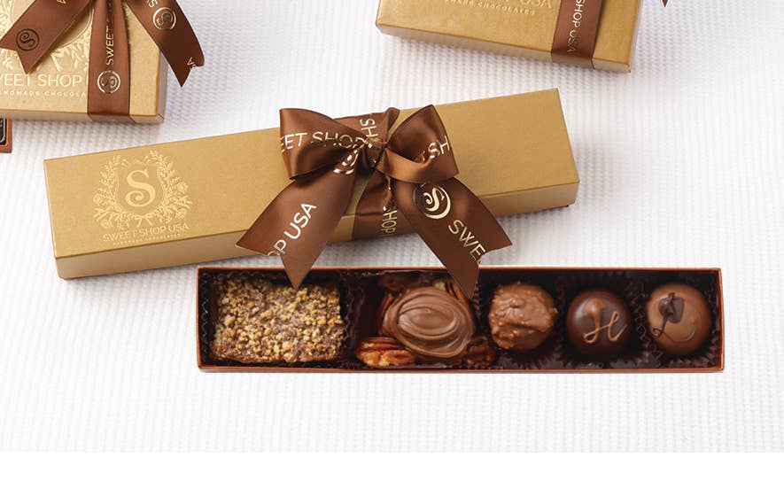 Sweet Shop USA - Wholesale Chocolate Box - 6oz 5pc Best Seller Signature Collection