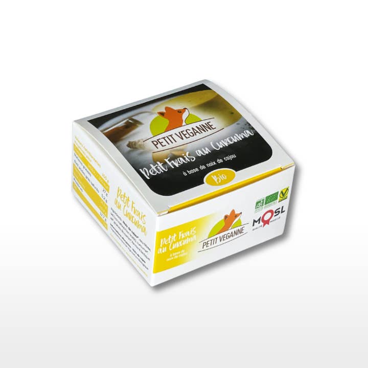 Petit Veganne - Wholesale Non-Dairy Milk - Petit Frais with Organic Turmeric - vegetable alternative to cheese1