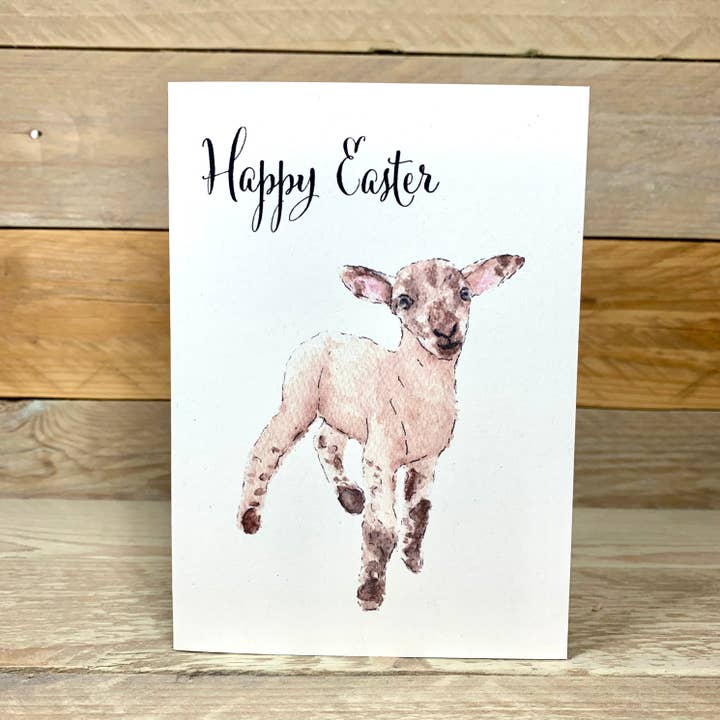 Easter Lamb Card for wholesale by Arty Bee Designs