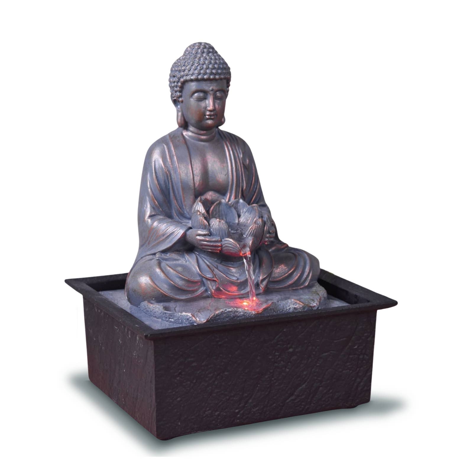 Zen'Arôme - Wholesale Tafelbladdecoratie - Buddha Sutra decoratieve fontein met LED-verlichting13