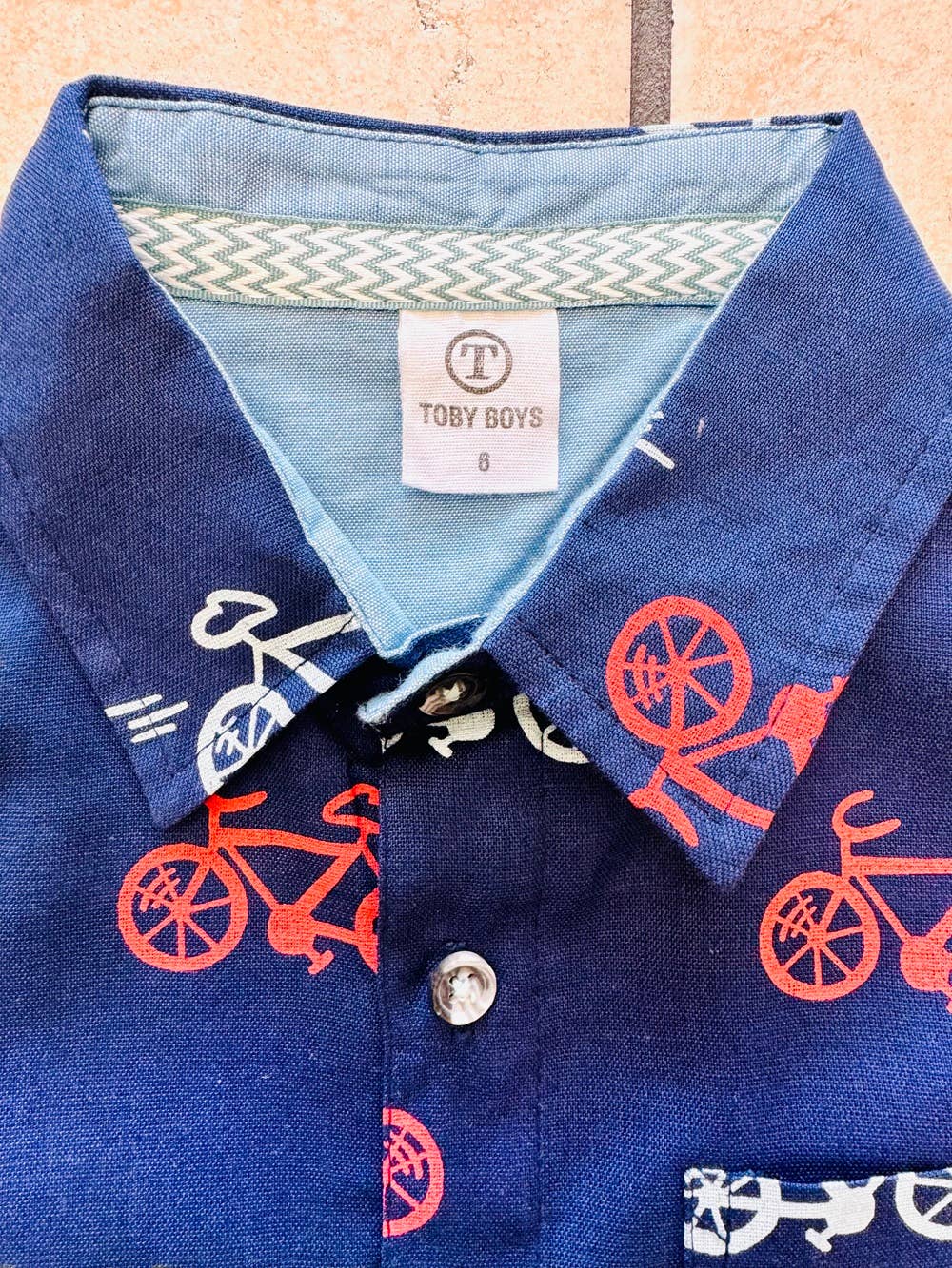 JJ BEBE LAND - Wholesale Button Down Shirt - Kids - Boys Shirt_ Bicycle Printed  Shirt1