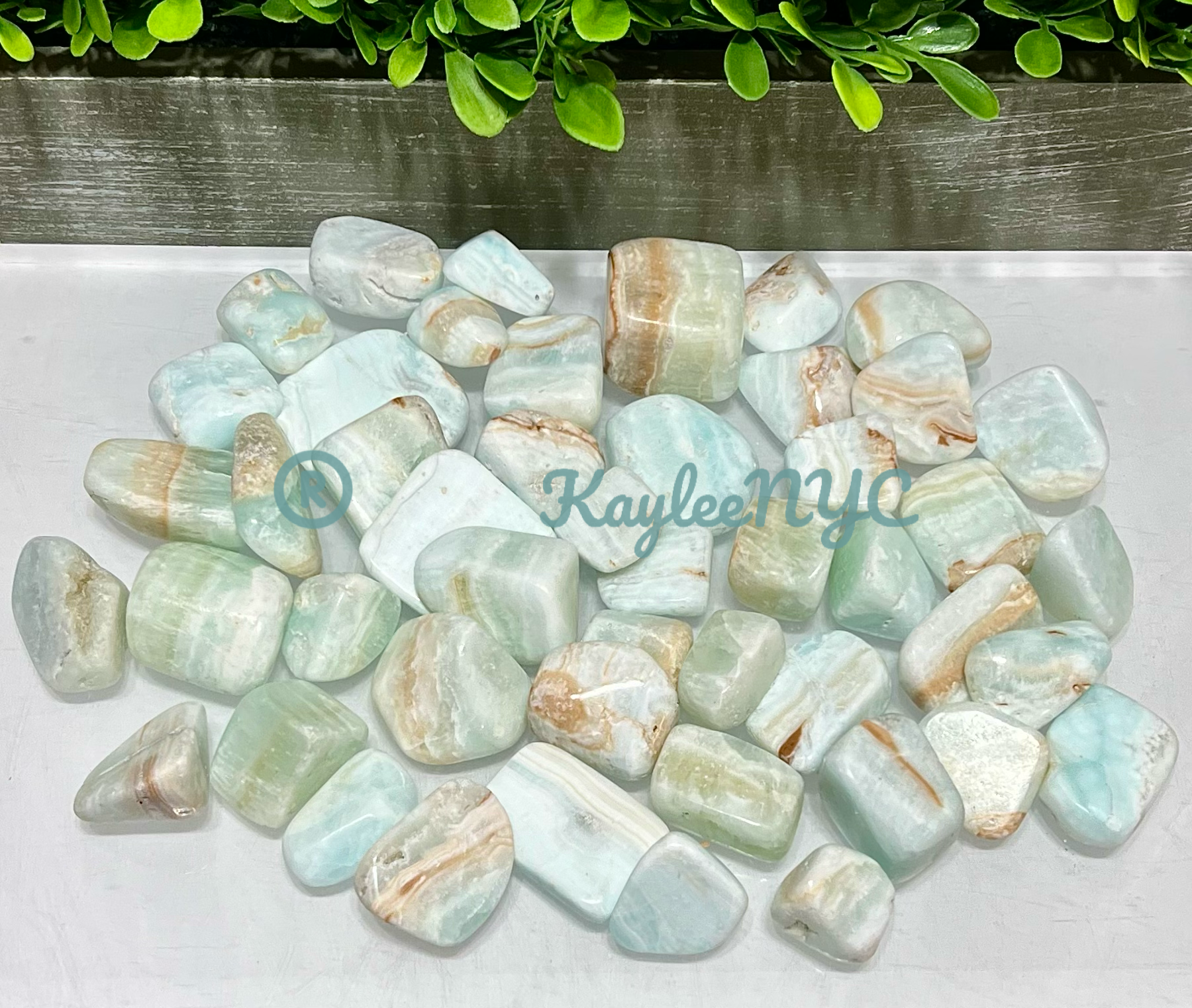 KayleeNYC - Wholesale Spiritual Stone/Crystal - Wholesale Lot 2 lbs Natural Caribbean Calcite Crystal2