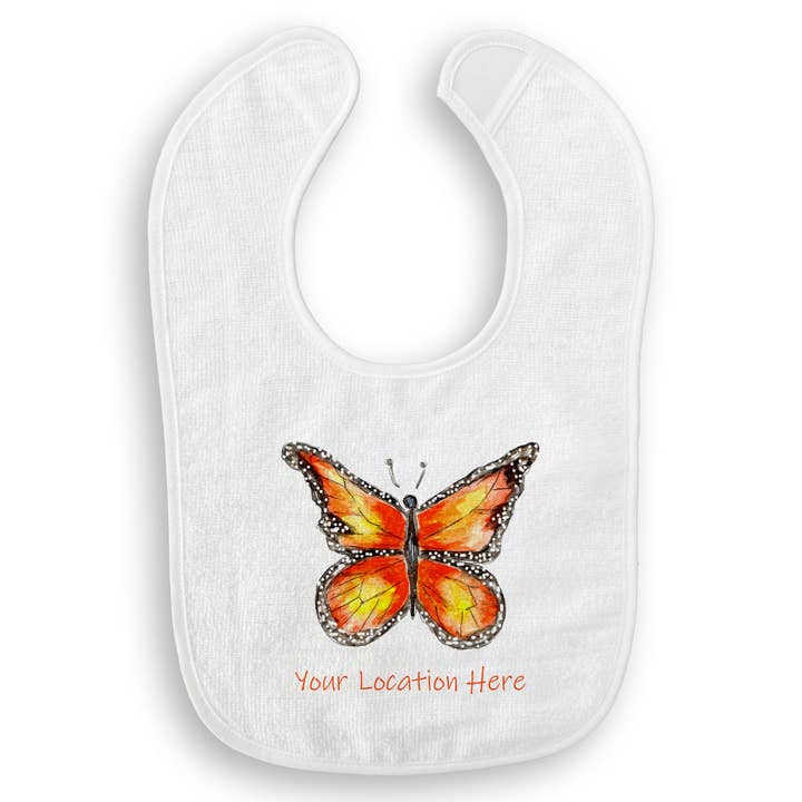 French Graffiti – Engroshandel Viskestykke – Monarch Butterfly med placering15