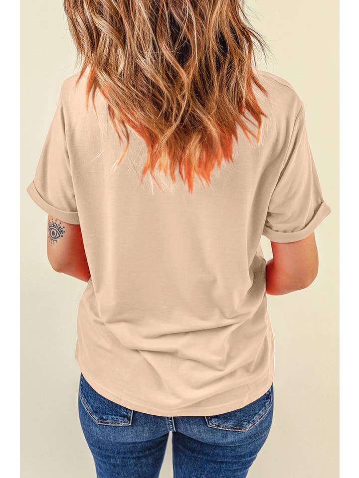 PRETTY BASH - Wholesale T-Shirt - Women's - Solid Short Sleeve Crew Neck Tee35