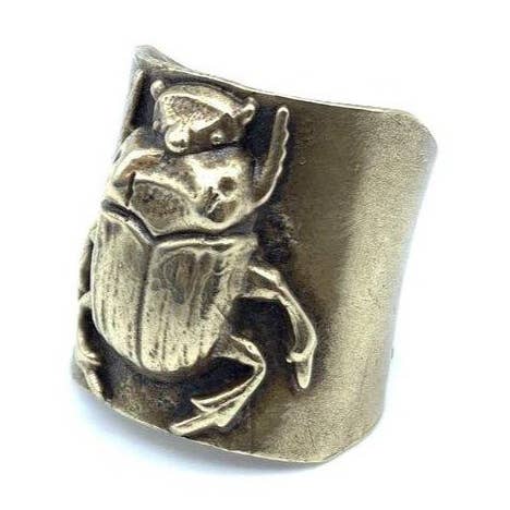 Bold Scarab Ring for wholesale by Salt & Steel
