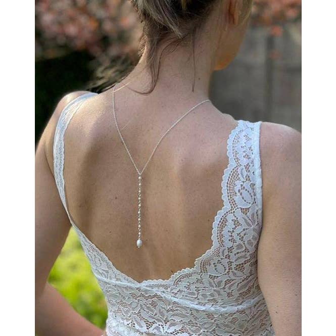 Freshwater Pearl Fine Back Necklace - Dress Jewelry for wholesale by L'atelier du 6