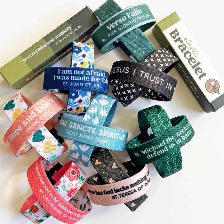 The Stump of Jesse - Wholesale Woven/Braided Bracelet - Jesus I Trust In You | Reversible Elastic Bracelet