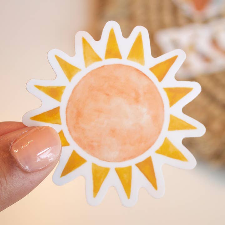 Boho Sonnenschein-Aufkleber für den Großhandel von Brooklyn Horne Art