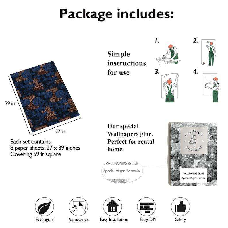 Wallpapers4Beginners - Wholesale Wallpaper - Carta da parati con stampa architettonica22