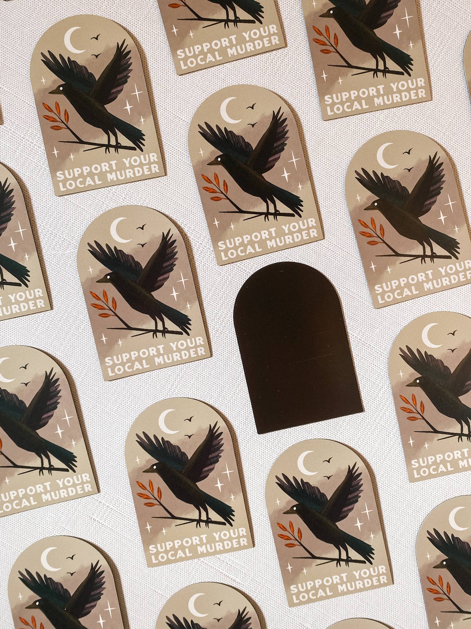 Lantern Print Co. - Wholesale Magnet - MAGNET: Support Local Murders - 3"1