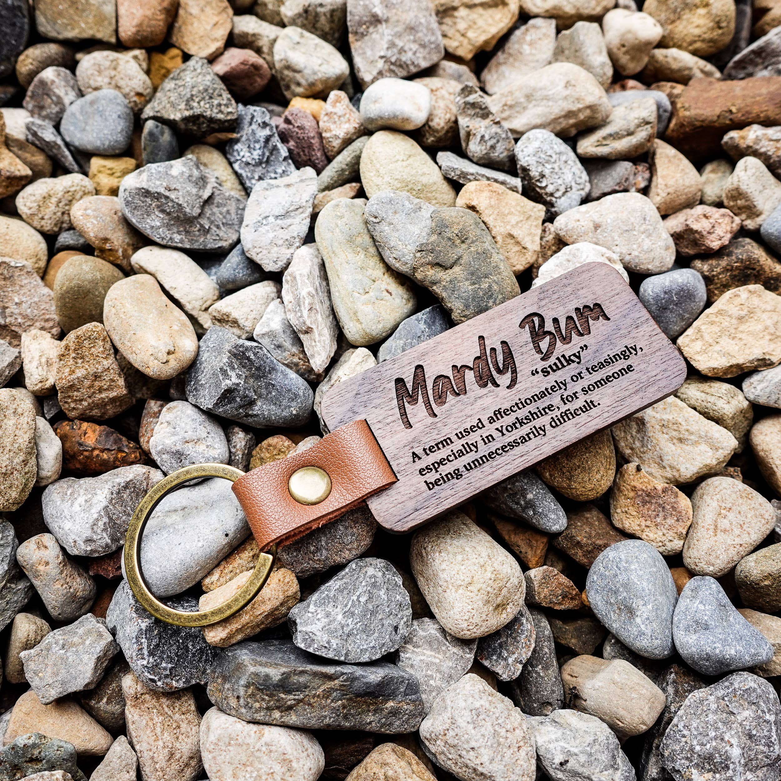 EllieBeanPrints - Wholesale Keychain - Unisex -  Yorkshire Quotes Wooden Keyring With Definitions 8