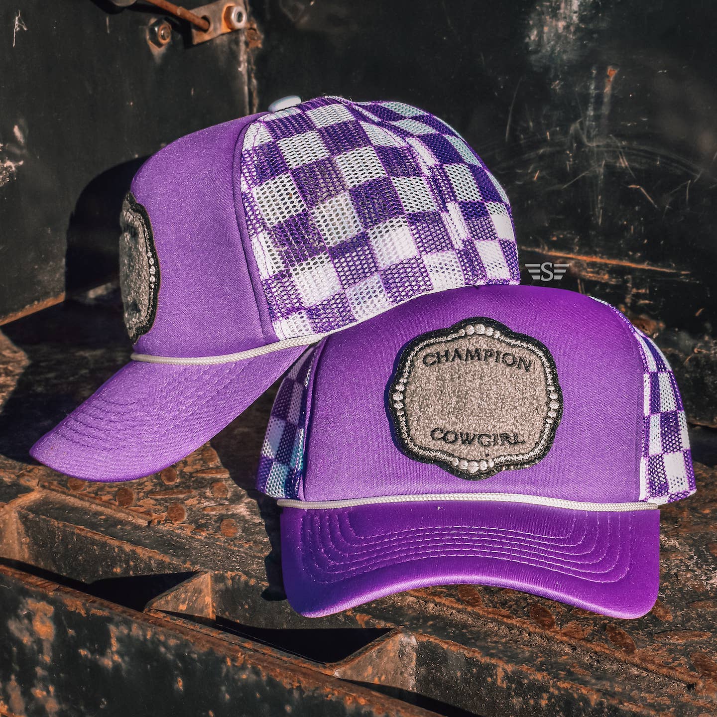 Flying S Company - Wholesale Trucker Hat - Women's - Champion Cowgirl Printed Mesh Trucker Cap5