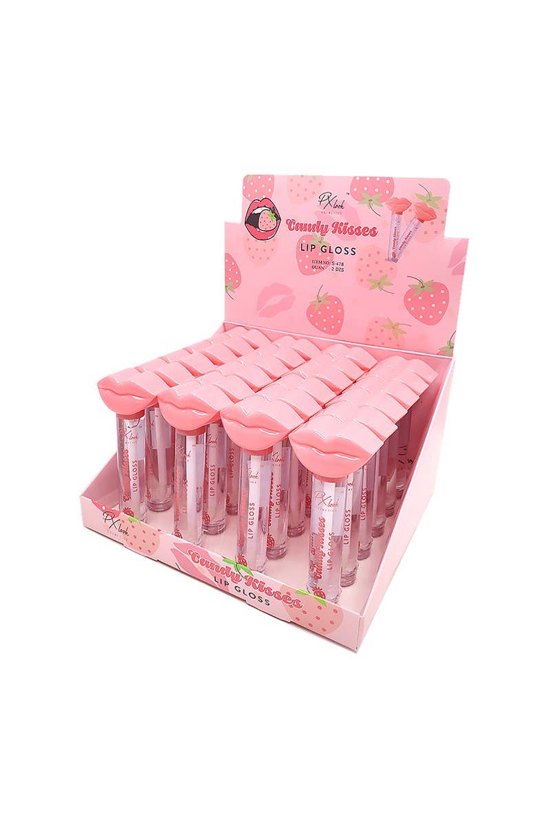 PINEAPPLE Beauty – wholesale Lip-gloss – PxLook S-478 Candy Kisses Lip Gloss - 24pc1