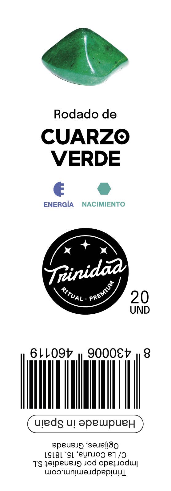 trinidad - Wholesale Spirituele steen/kristal - groene kwarts zak 20 stuks2