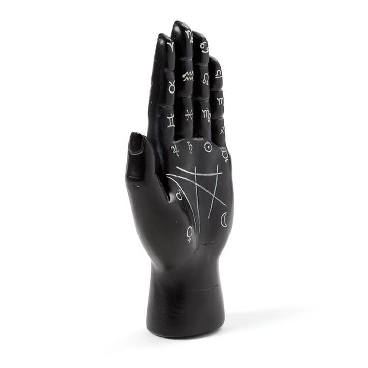 Puckator Ltd – wholesale Ornament – Black Mantric Hand/Tarot Hand Palm