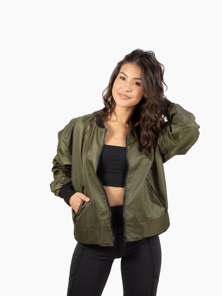 The Zo Utility Bomber for wholesale by Urban Luxe Lifestyles