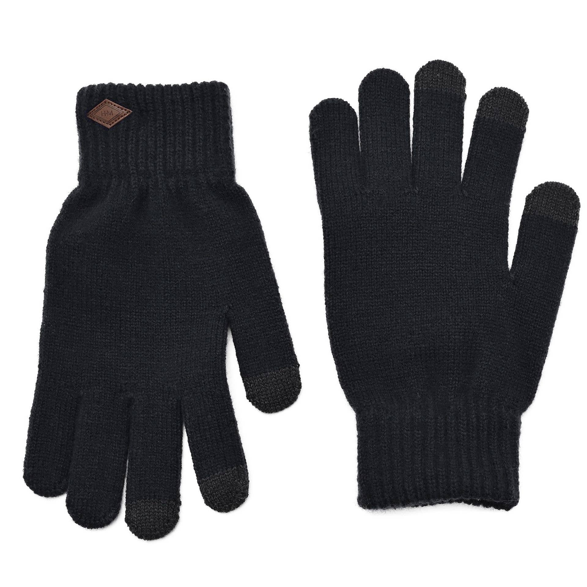 WIDDOP and Co. - Vendita all'ingrosso Calzini - Unisex - Set regalo cappello, guanti e sciarpa a strati Harvey Makin - Nero2