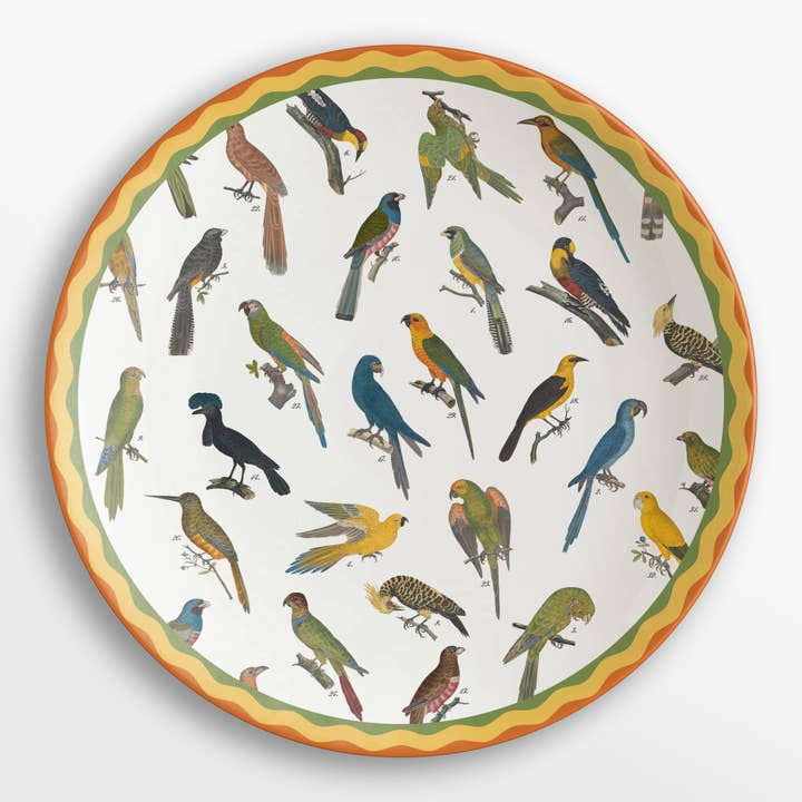 Vito Nesta Grand Tour - Wholesale Serving Plate - Cabinet de Curiosités 6 porcelain placemats #28