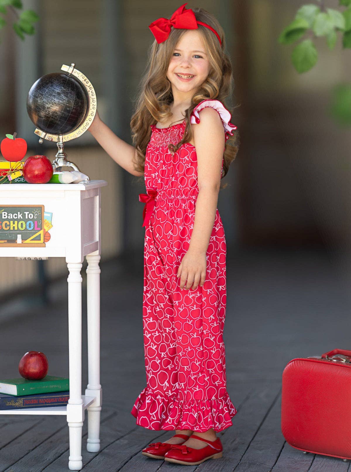 Class Muse Red Apple Jumpsuit for wholesale on Faire1